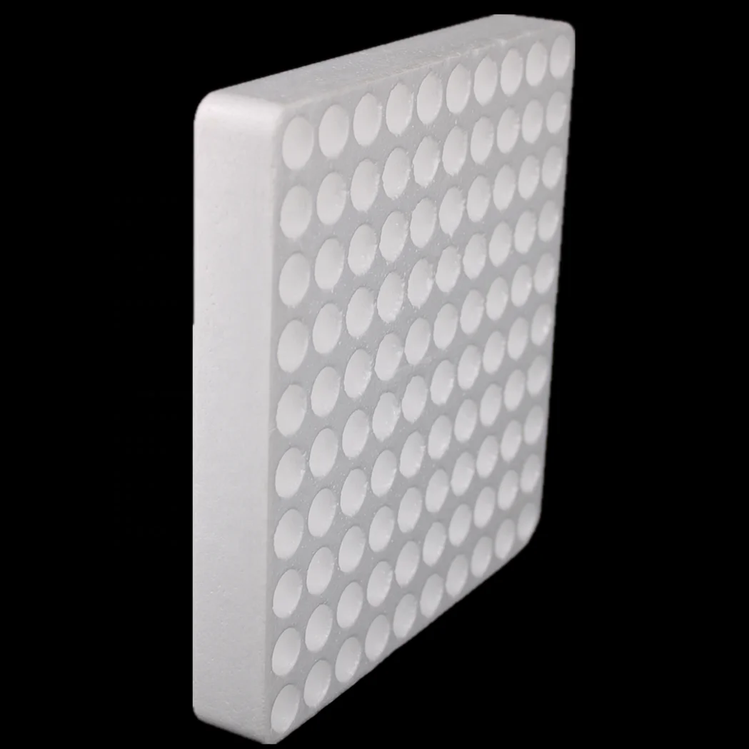 Polystyrene styrofoam test tube rack foam trays with factory price