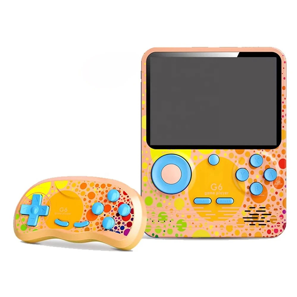 3.5Inch Two Players 500 in 1 6000mAh Power Bank Handheld Game Player Retro Game Console For Kids Adults