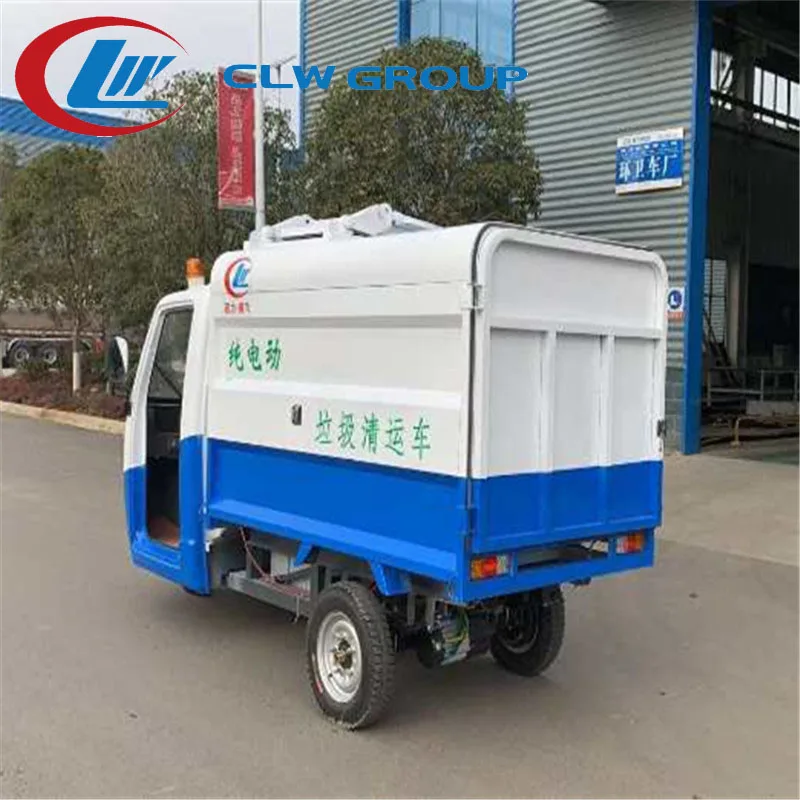 High Quality Sanitation Battery Wastage Cargo Electric Tricycle Three Wheel Garbage Collection Vehicle