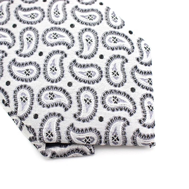 Жаккардовый мужской галстук с узором 8 5