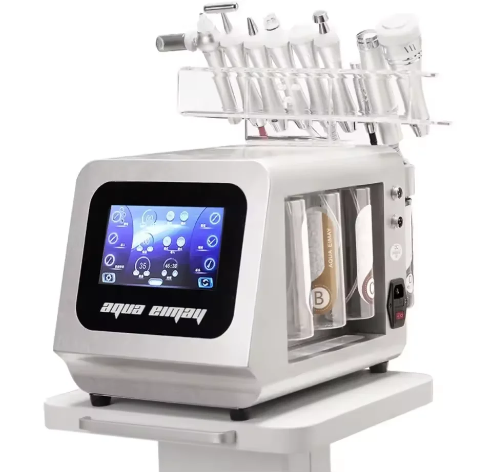 2024 Newest 9n1 Aquaskin Facial Multifunctional Deep cleaning Dermabrasion Pore cleaner Facial machine