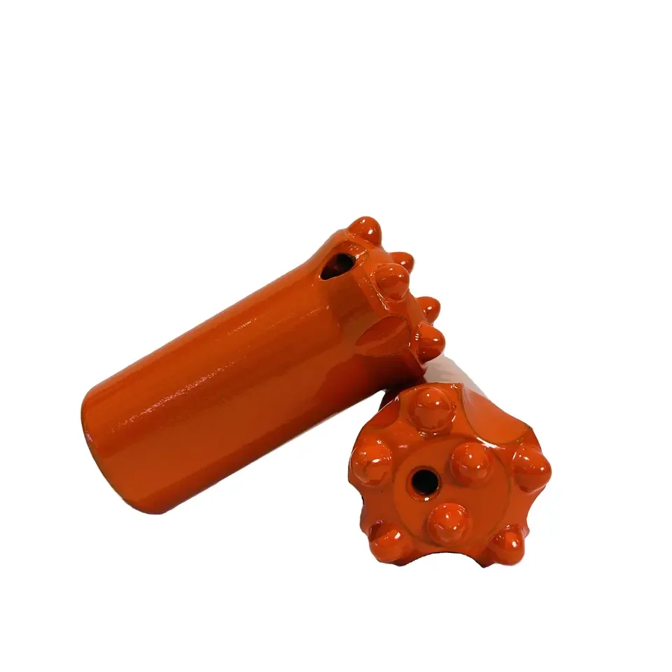 New & Used 32mm 7-Button 7-Degree Drill Bit for Rock Drill Rod API Certified Forging Drilling Tool for Hard Rock Ore Mining