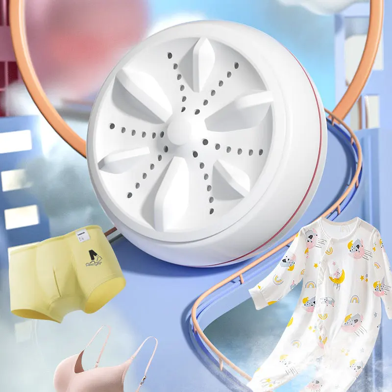 Washing Machine  Dishwasher with Suction Cup for Home Travel College Room RV Apartment Turbo Washer for Cleaning Sock Underwear