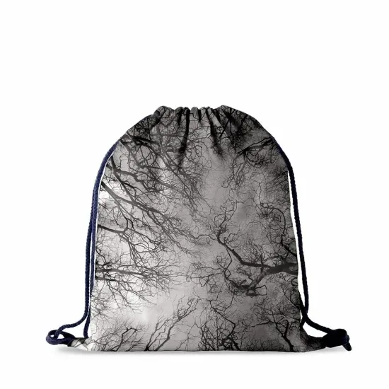 Большой многоцелевой Водонепроницаемый Косметический логотип джутовый шнурок упаковочная сумка атласная