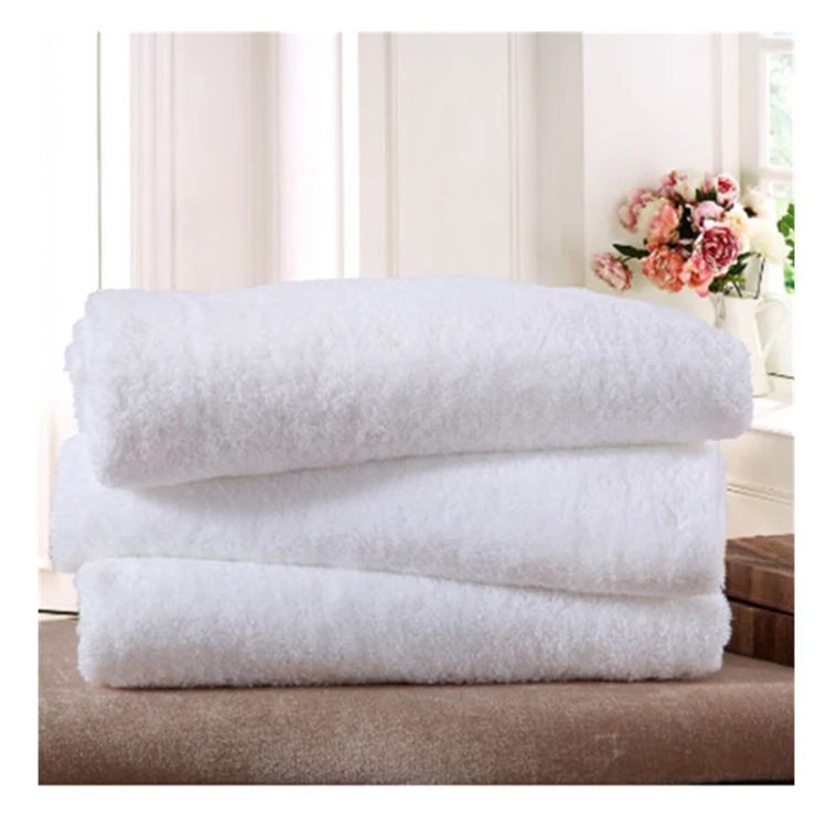 
Wholesale high quality bath towels 16s 21s Custom Logo 100% cotton luxury white hotel collection bath towel and hand towel set 