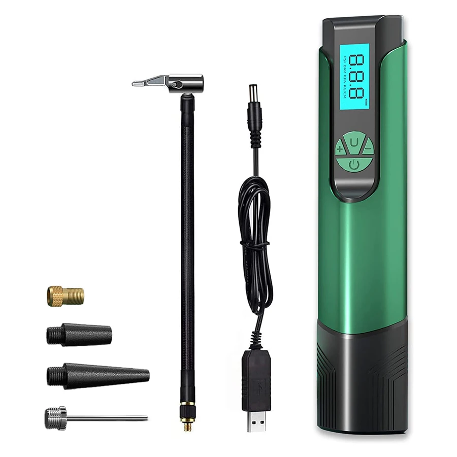 Portable Mini Air Compressor Pump 7.5v 150Psi 4000mAh powerbank Cordless Digital Electric Tyre Inflator for Car Motorcycle Bike