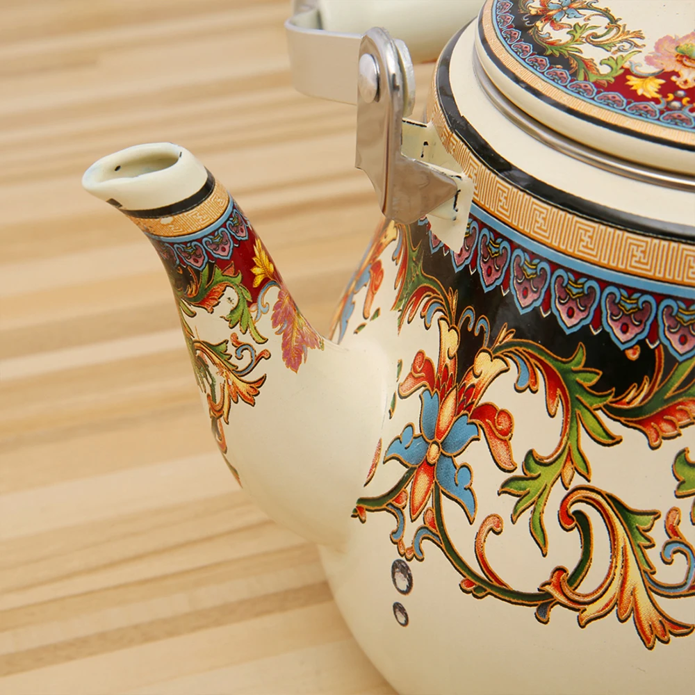 1.5L/2L/2.5L/3L/5L Stocks new style products  turkish enamel teapot water kettle enamel kettles