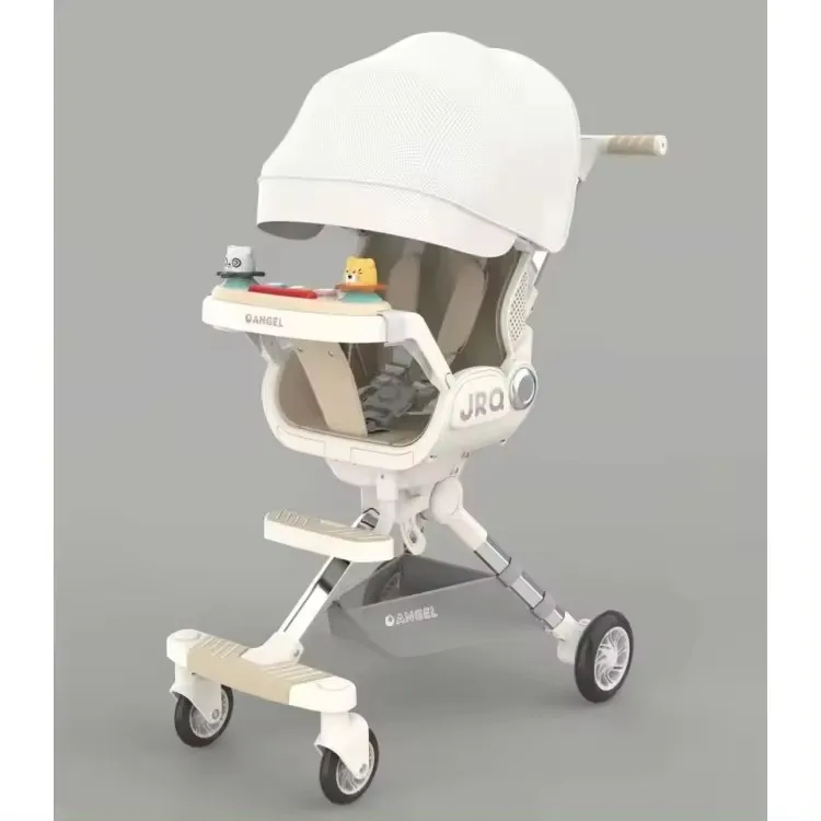 Baby Furniture Factory Aluminum Folding Baby Stroller In Shock Baby Strollers With Adjustable Backrest