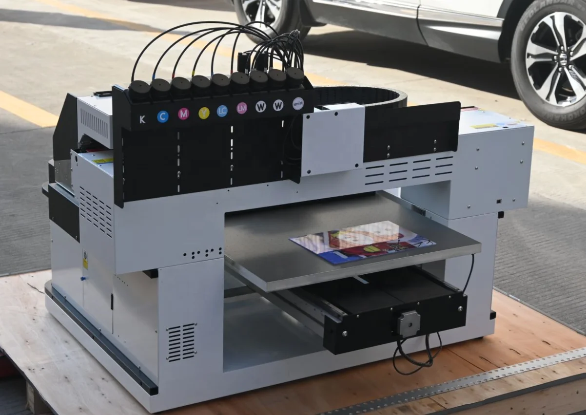 A1 6090 3 heads XP600 TX800 uv flatbed printer