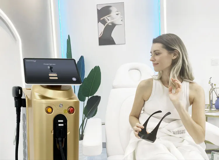 60% DISCOUNT! XH Triple wave Ice Laser Platinum 1800w diode laser 755 808 1064nm for salon/clinics use