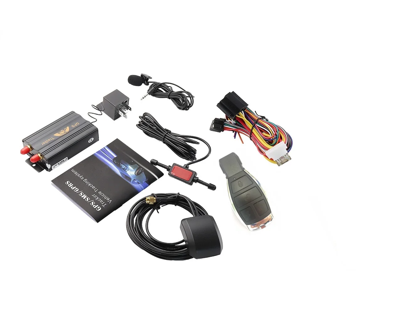 GPRS GPS трекер в реальном времени GSM TK103B Поддерживает SD-карту дополнительный датчик топлива