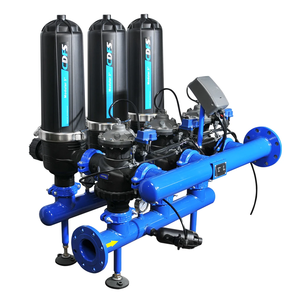 Irrigation-water disc filter automatic timer disc filter