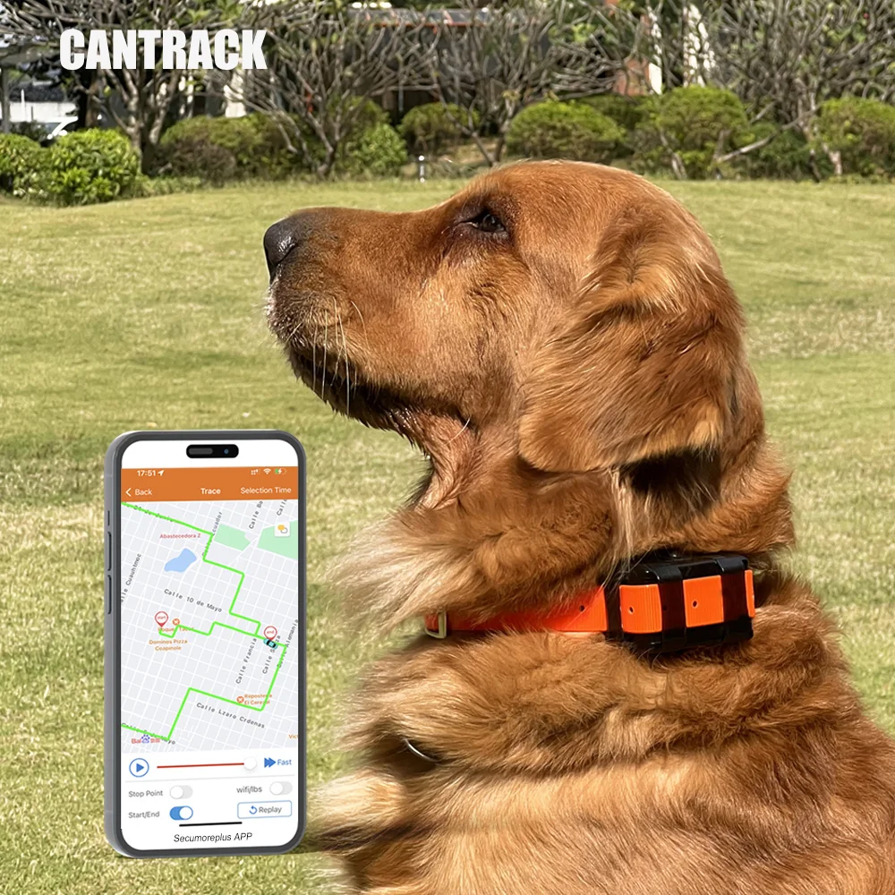 GPS трекер охотничья собака для ошейника мини 4G Localizador с ограждением безопасности