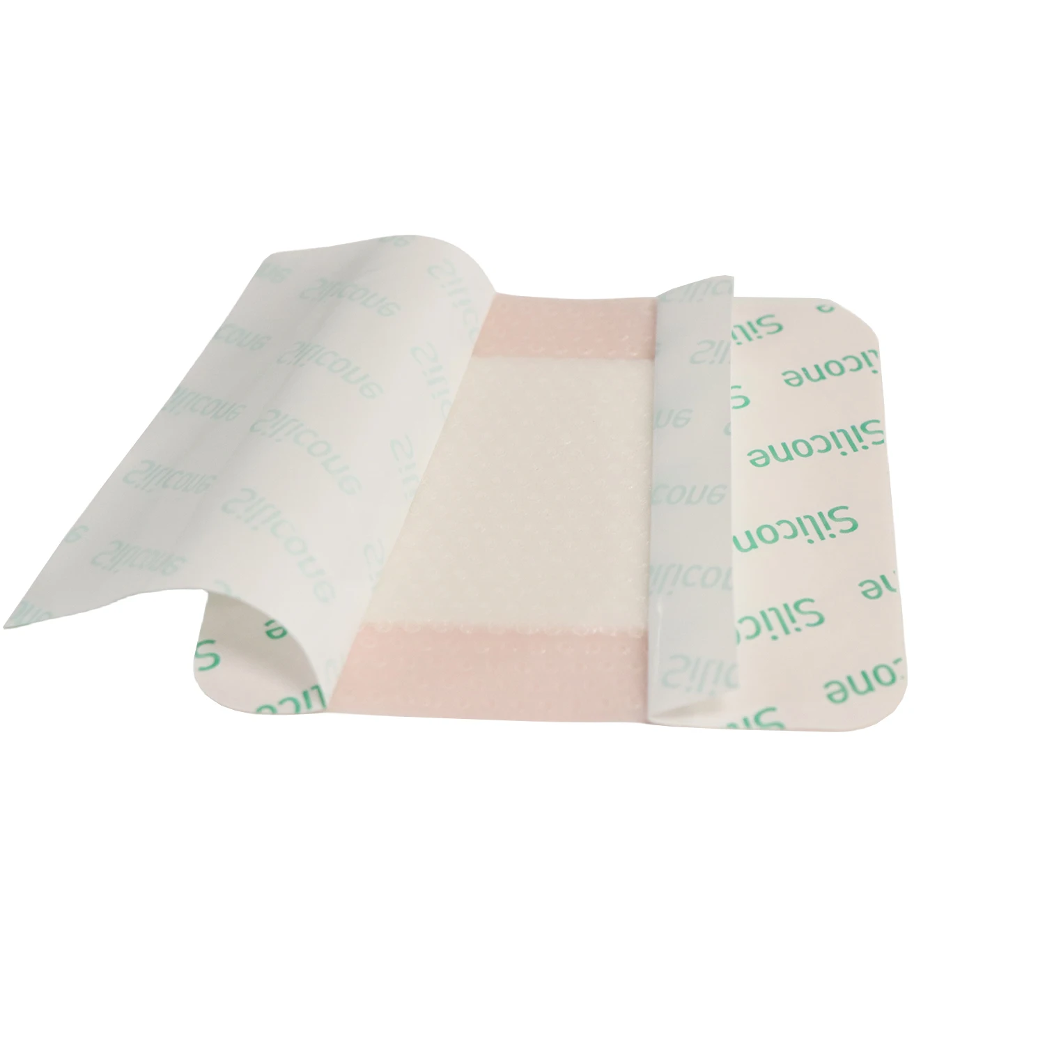 BLUENJOY Silicone Foam Dressing with Border Adhesive Waterproof Wound Dressing Bandage for Wound Care