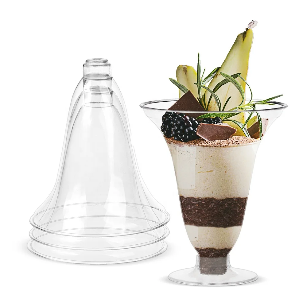 Factory wholesale food grade special disposable plastic customized wine cocktail cup