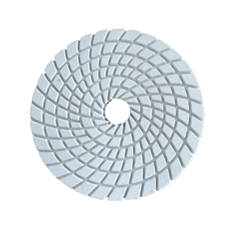 Wet granite polishing pad abrasive tool for cleaning and polishing