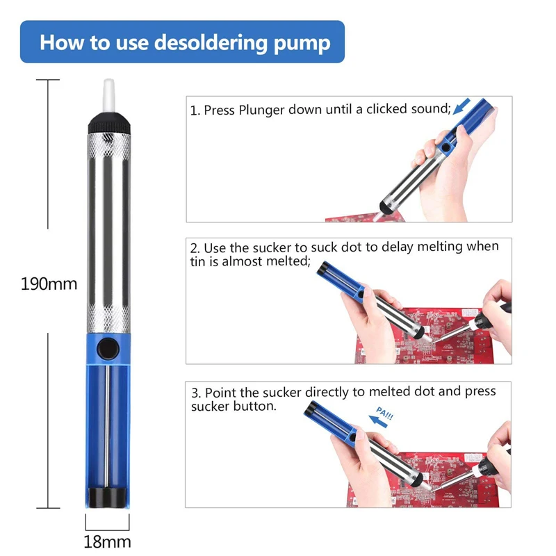 handskit 936  multimeter  Soldering Iron Kit 60W Soldering iron  multimeter set with tweezers Solder suction soldering  tip
