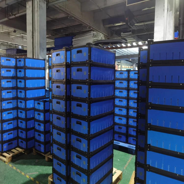 Customized Glassware Storage Boxes Corrugated Plastic Sheet Box Storage Boxes