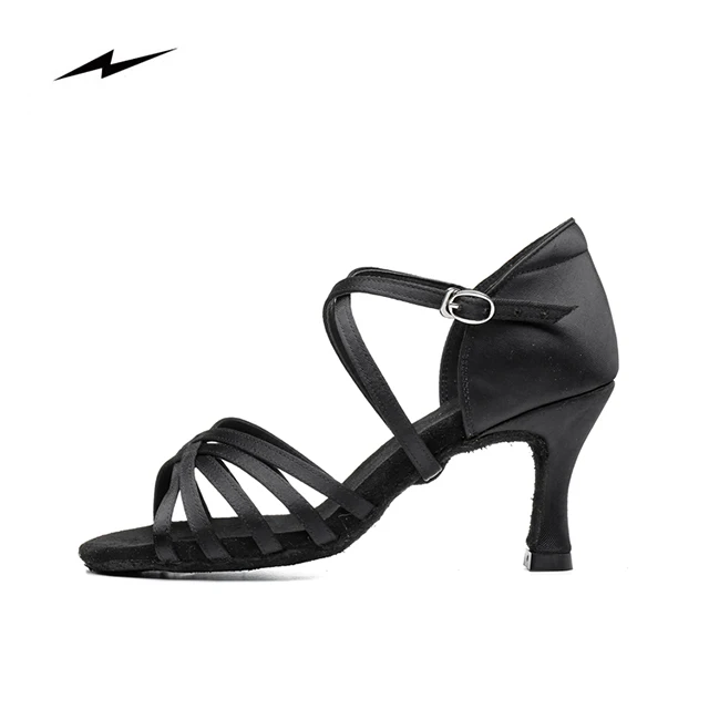 Factory Wholesale Provide Latin Shoes Women Ballroom Salsa Dance Shoes with 3/5/7cm