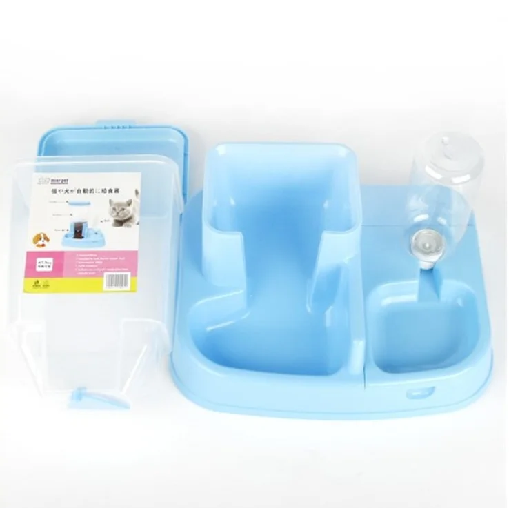 Amazon hot sell  Pet Automatic Feeder Dispenser/ Dog Cat Food and water Combo/Factory low price wholesale