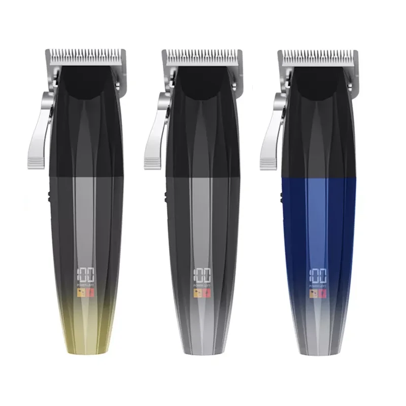 Профессиональный ЖК-Usb электрический клипер для тела Парикмахерская триммер бороды и волос с низким уровнем шума