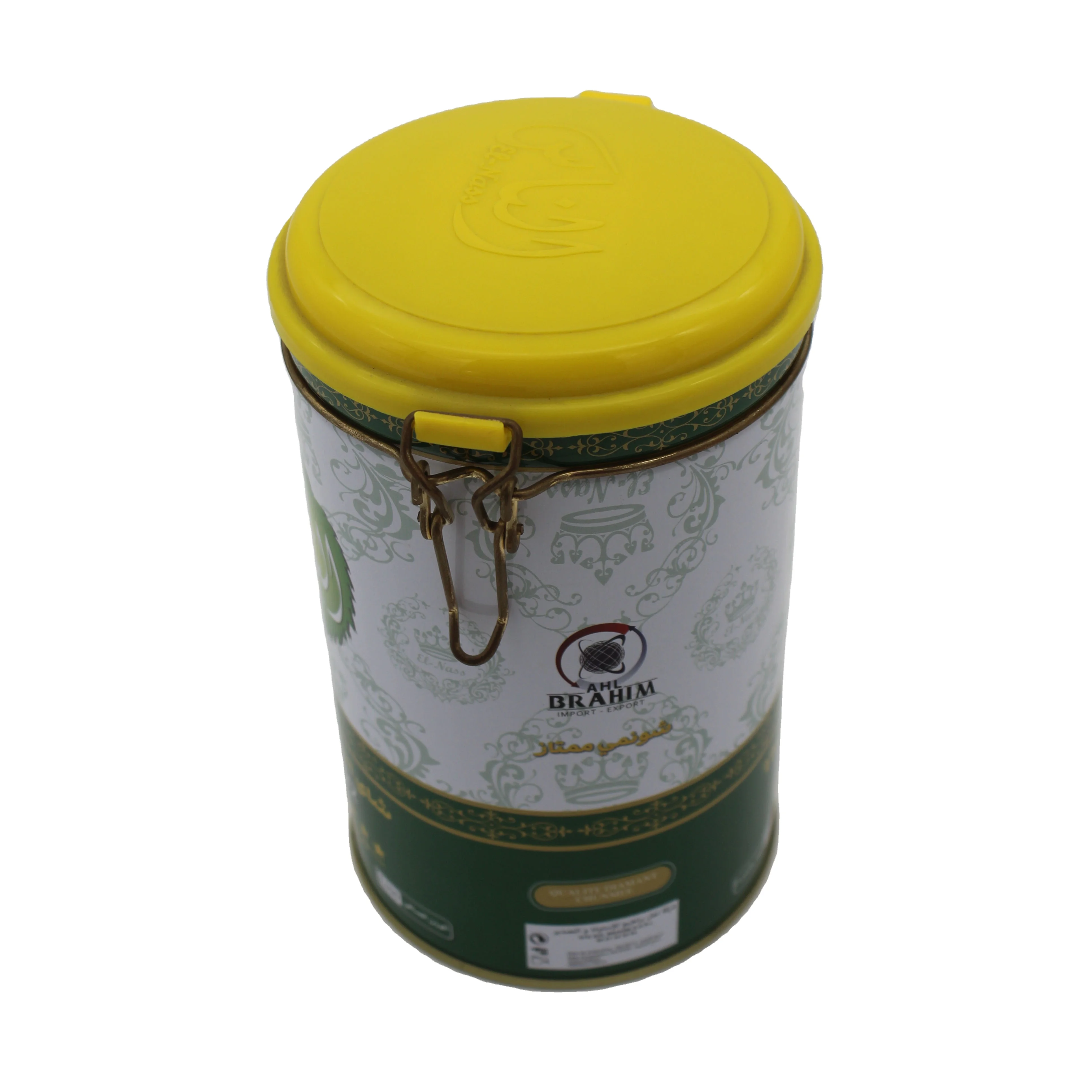 Тонированные банки, пустые стальные застежки, банки, жестяные контейнеры для чая, кофе