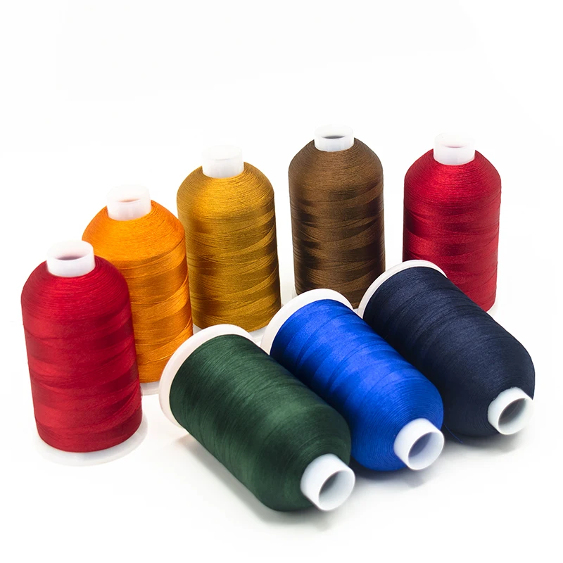
Hilos de bordar bordado wholesale 120D Embroidery sewing Thread Manufacturers polyester machine embroidery thread For Embroidery 