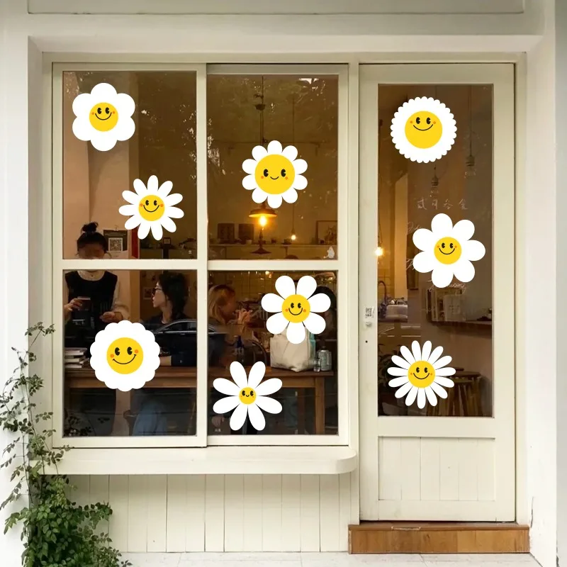 BIGIMAGE Custom New Years Party Window Door Removable Static Cling Electrostatic Stickers Glass Double-Sided Effect