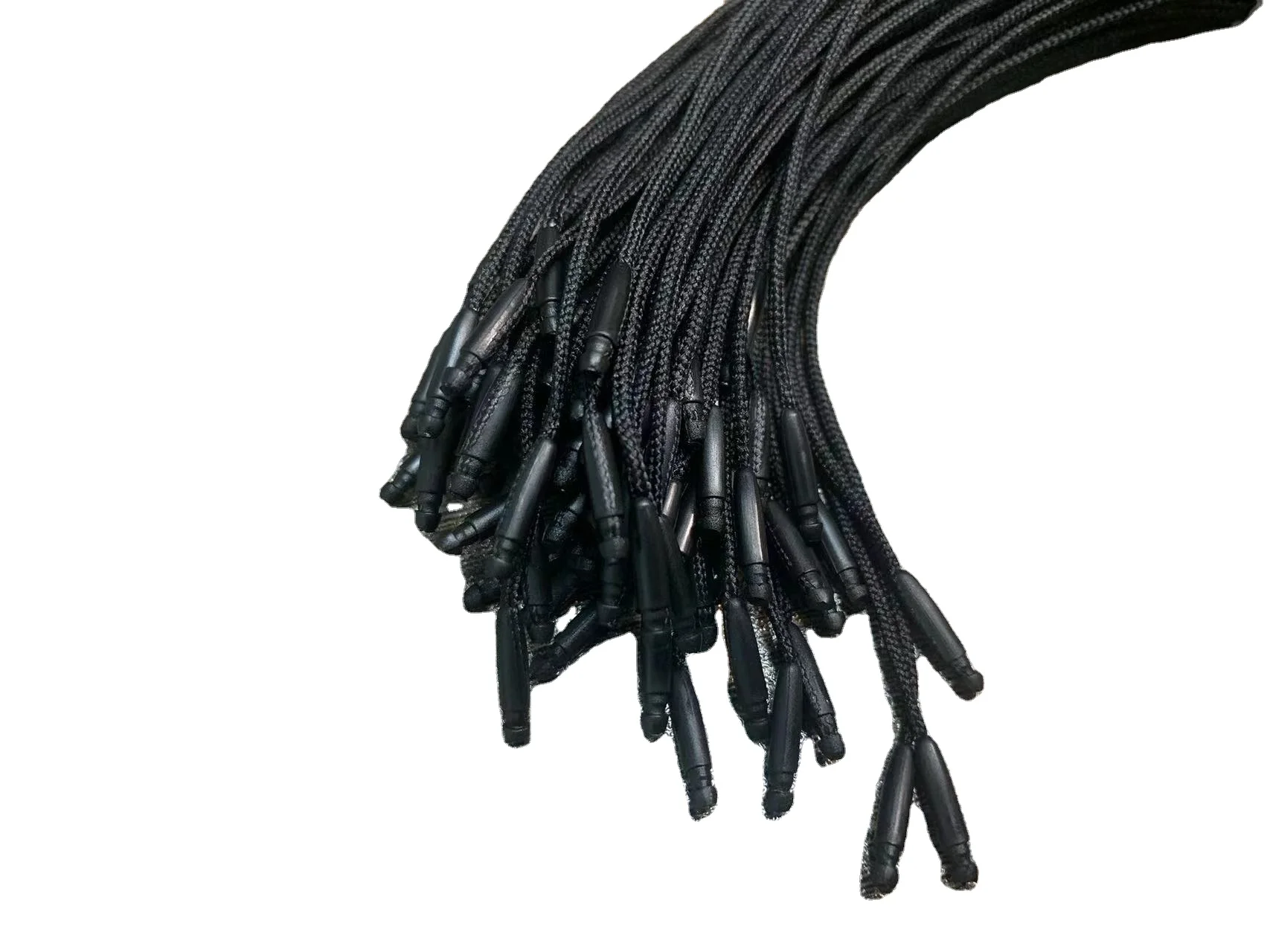 Wholesales Recycled Plastic Lock Fasteners Loop Clothing Hang Tag Seal String for Garment