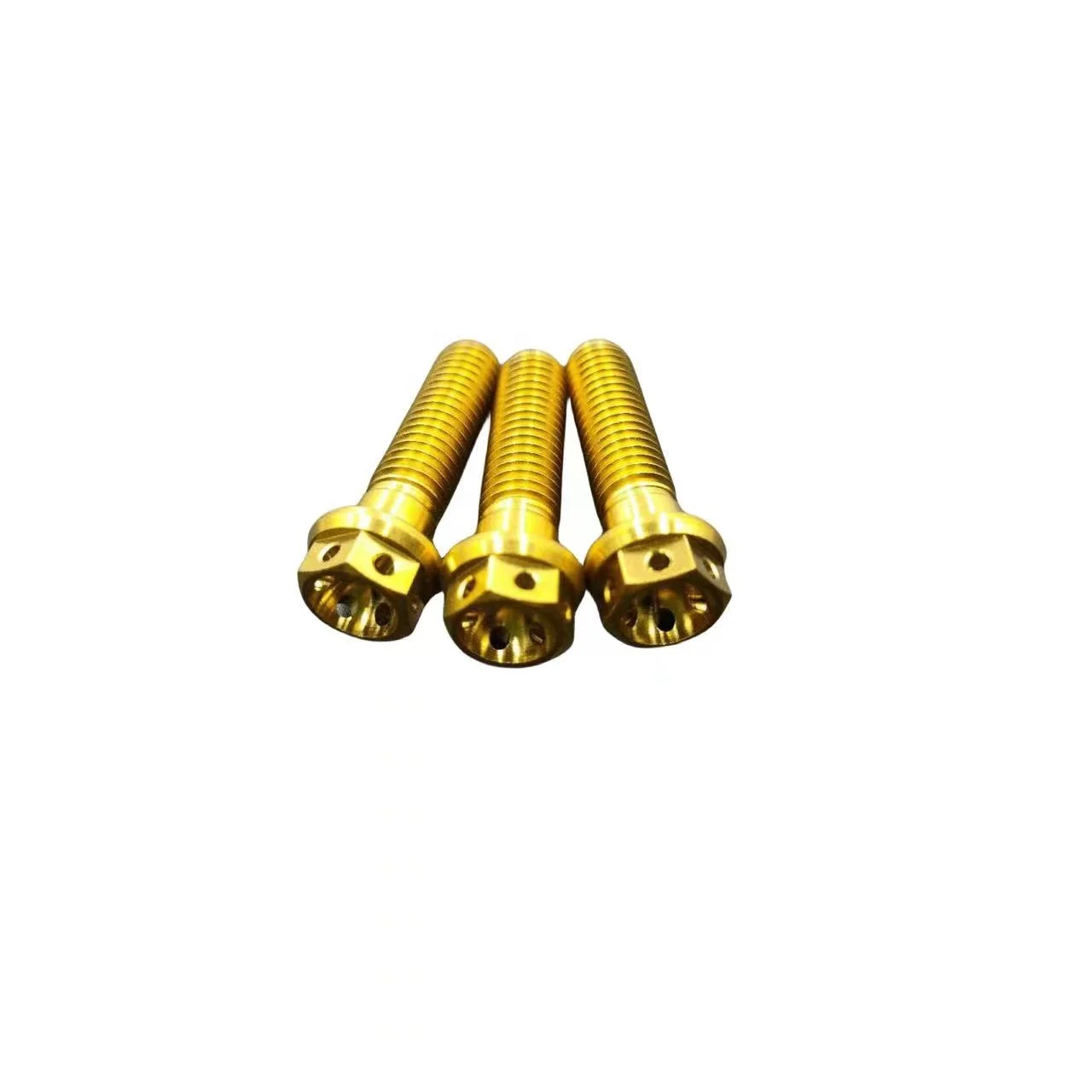 Titanium wheel bolt for racing car and industry