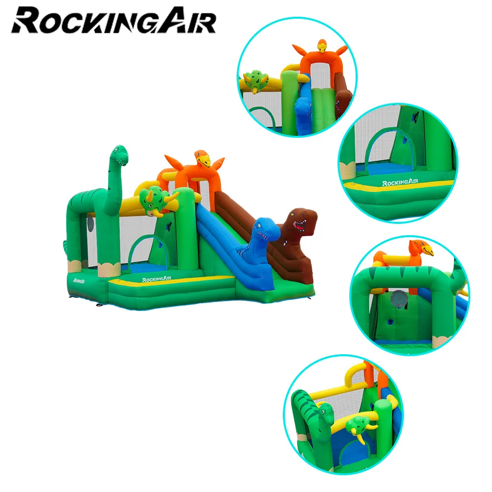 New Design Quality  Thicket Large Bounce House Slide Inflatable Ball Pool Jumping Castle Bouncing House For Children