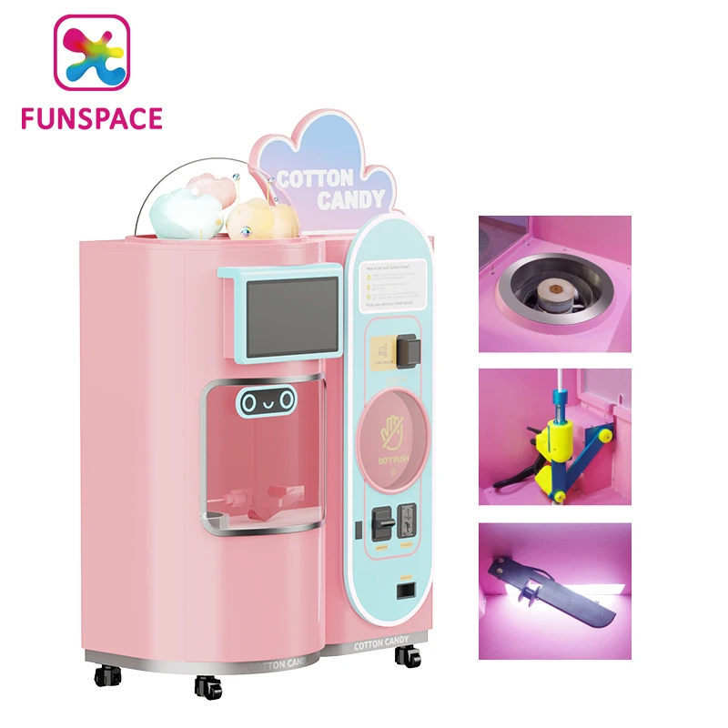 Китайский поставщик изготовленный по индивидуальному заказу торговый автомат с 6 сахаром полностью автоматический коммерческий Зефир