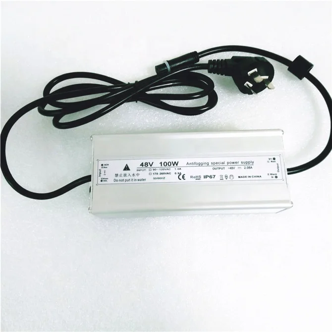 DC Ultrasonic Humidifier AC Fog 2 Head Mist Maker smps Waterproof Totiwo 48V 100W  Power Supply