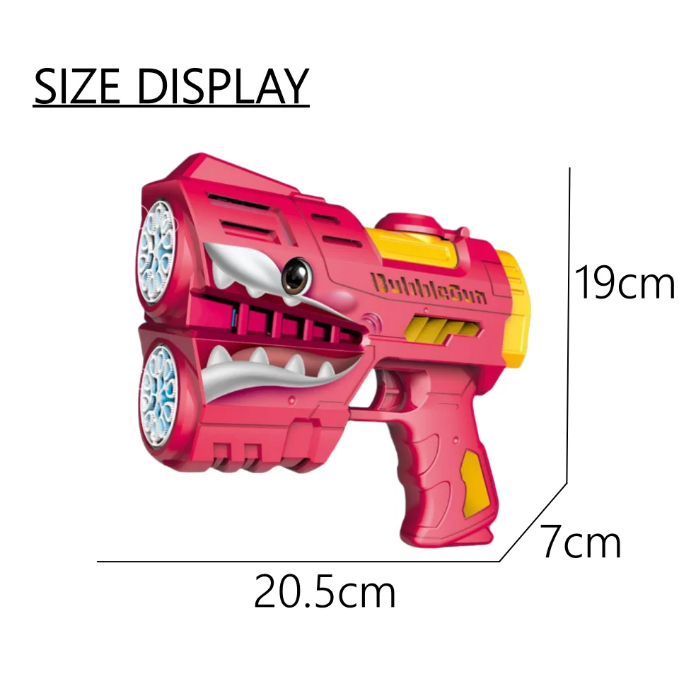 Space Automatic Bubble Machine for Children Glowing Shark Bubble Gun Rocket Launcher Bubble Blower for Kids Soap Summer Toys ABS