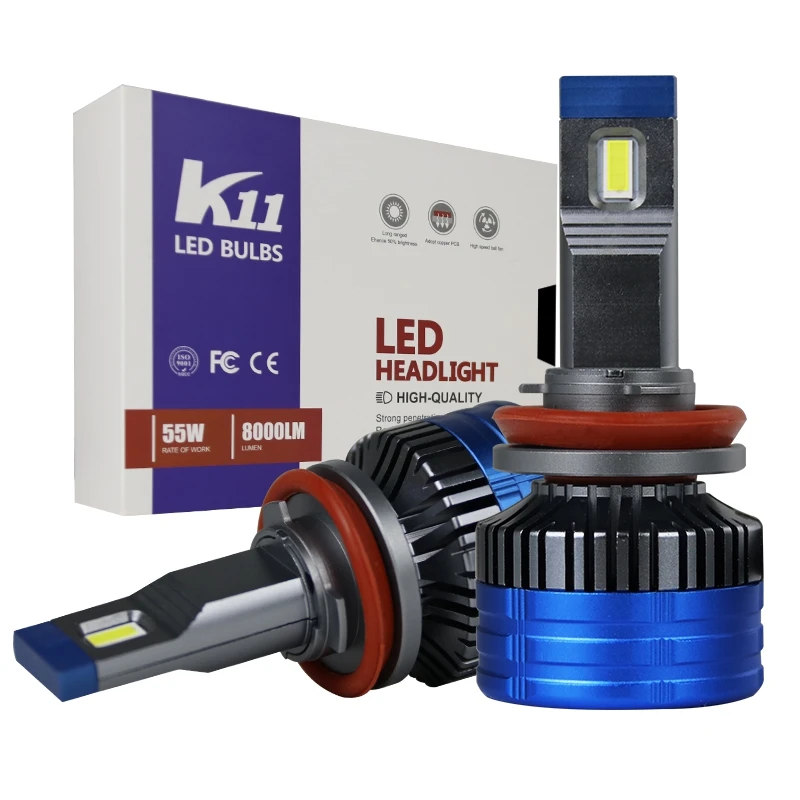 
110W 8000lm H4 H1 H3 H7 9005 9006 9012 110W headlight LED H4 Waterproof Led Universal Headlight led lights for motorcycle 
