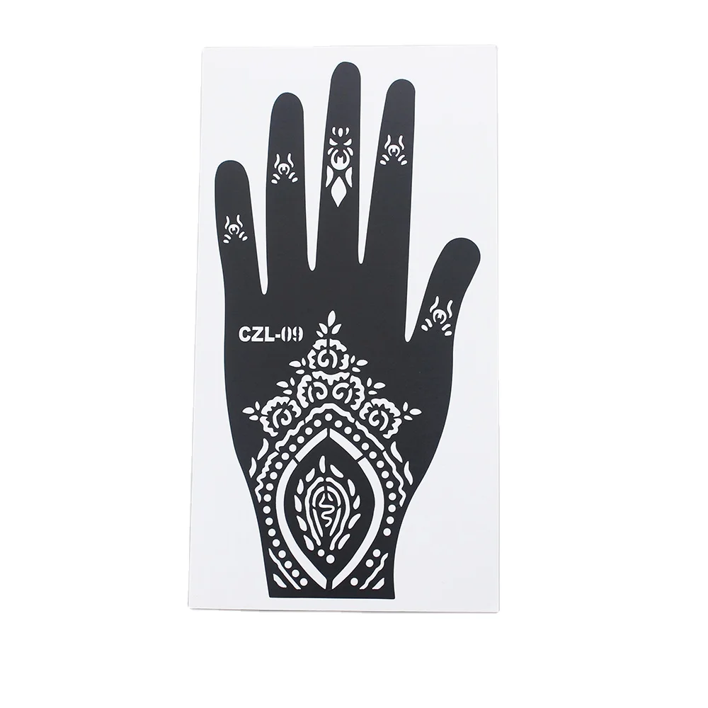 custom CMYK full color flash gold silver henna body temporary waterproof wings tattoo stencil sticker