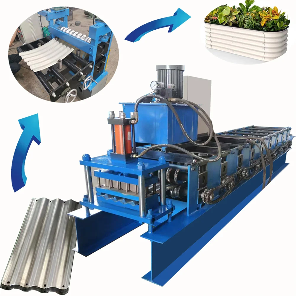 High Speed Steel Planter Box Roll Forming Machine flower Box Raised Garden Bed Making Machine