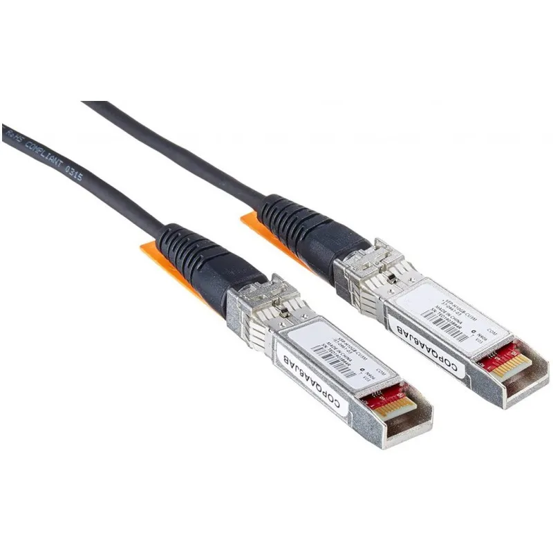 Direct-Attach Twinax Copper Cable Assembly with SFP+ Connectors  SFP-H10GB-CU3M