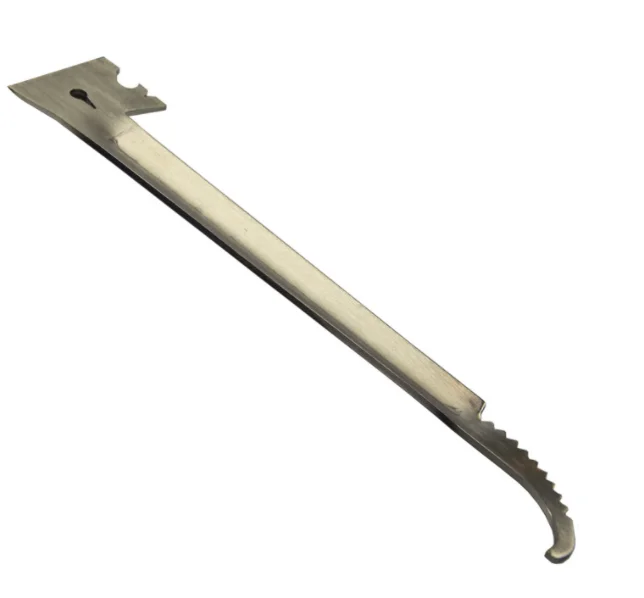 Curved tail Honey scraper for Working with Beehive Stainless Steel J Hook Style Hive Tool