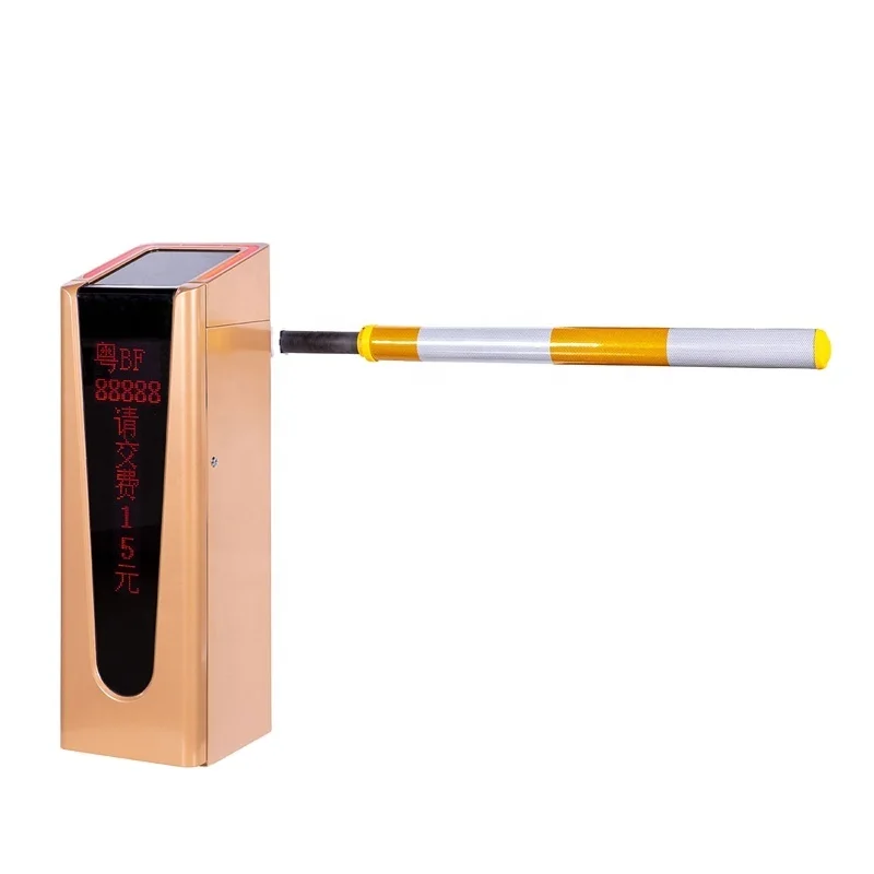 High Stability 100% Duty Cycle 0.6s Boom Barrier DC24V Automatic Barrier Gate for Highway Toll Gate