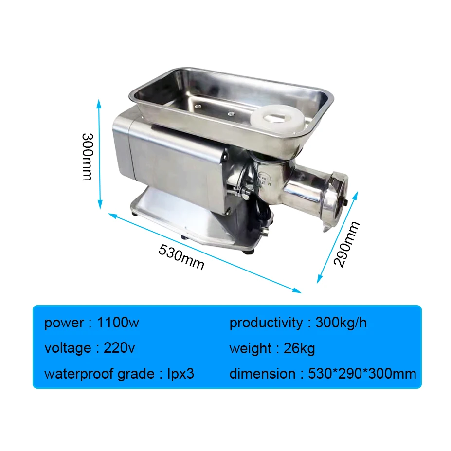 Commercial kitchen meet blender  factory wholesale household electric meet grinder machine