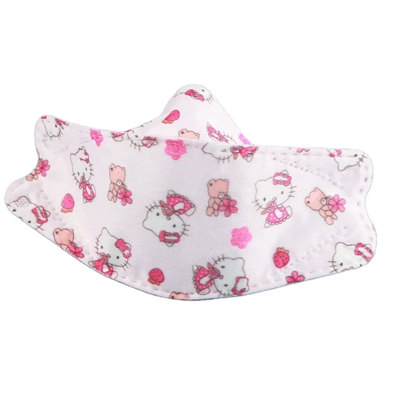 China Manufacturer colourful kf94 non-woven face mask EN14683 standard disposable face masks for kids