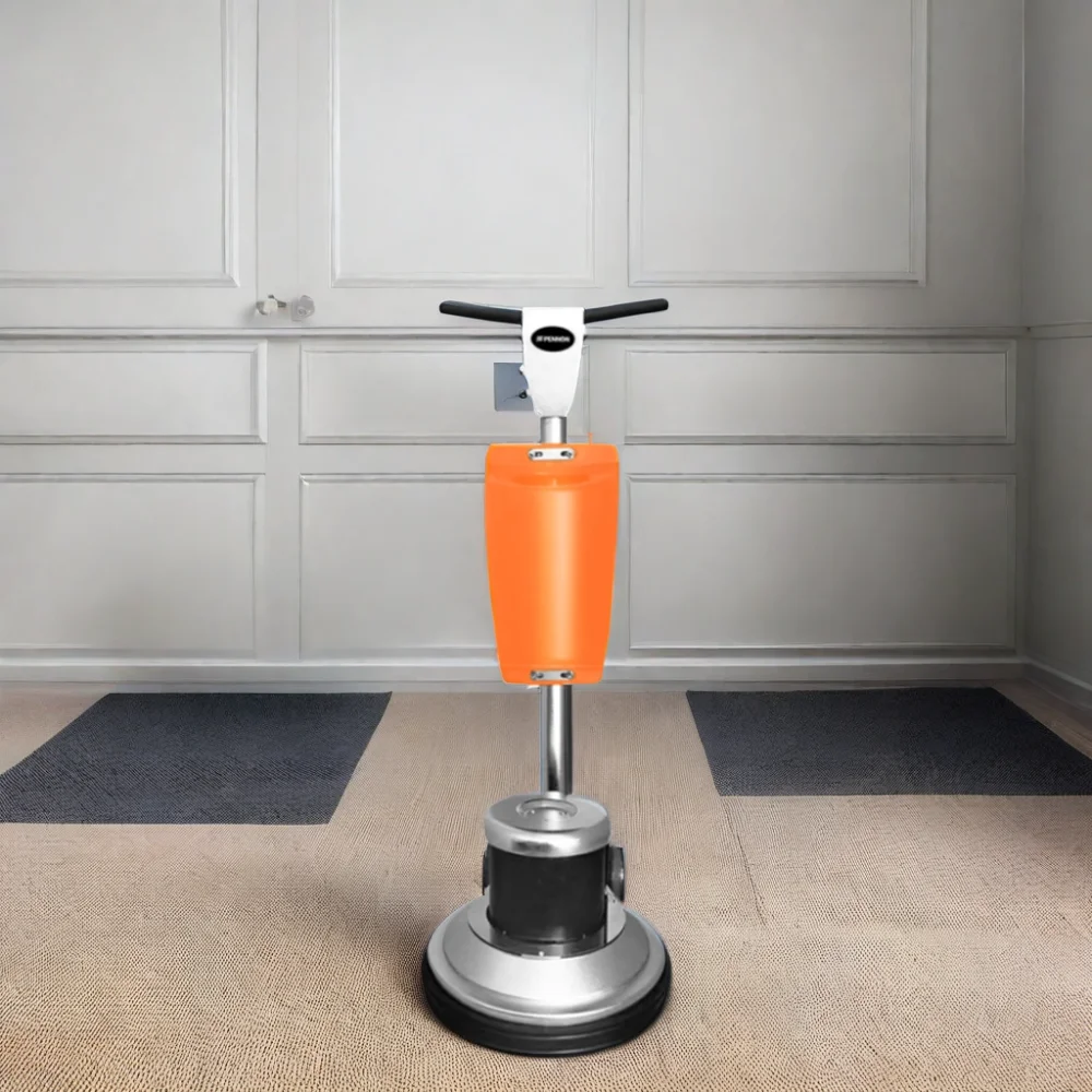 Commercial household floor scrubber sweeper marble floor cleaning machine 150rpm/min 150rpm single disc