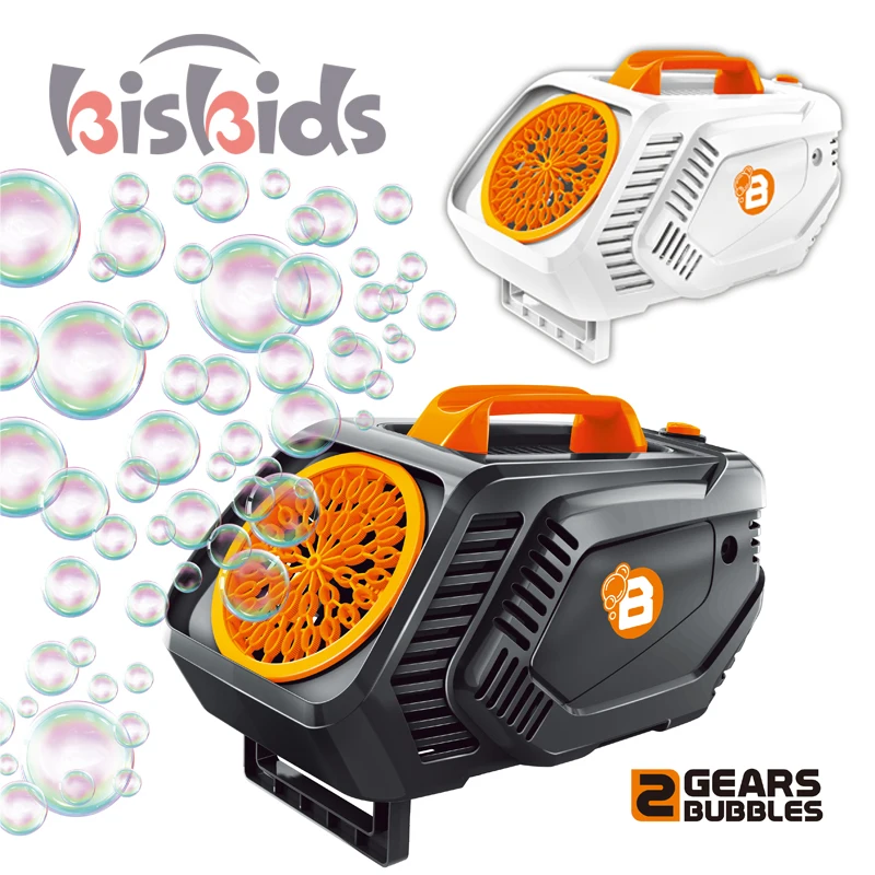 2023 Adult B/O Outdoor Portable Automatic Soap Bubble Blower Maker Toys Bubble Machine for Kids & Wedding Party