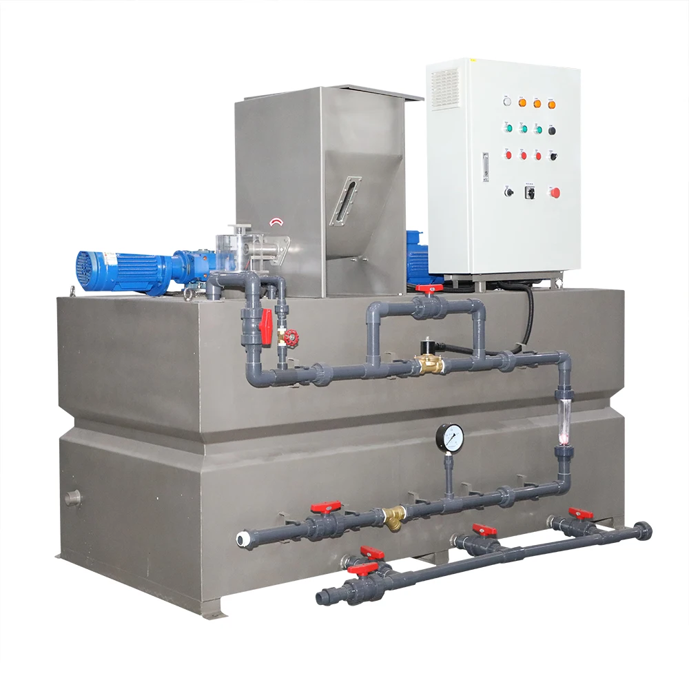 Automatic Pac pam Coagulants Flocculant Chemicals Powder Dosing Feed Preparing Machine Capacity 500~ 6000 L/h