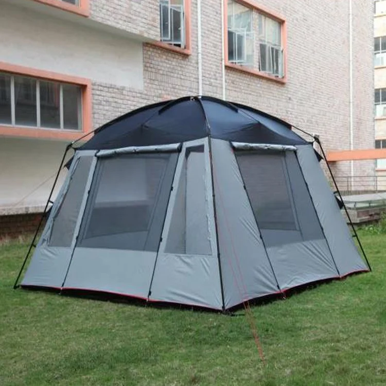 Luxury Outdoor 5-8 People Large Sunshade Canopy Garden Gazebo Outdoor  Camping Tent