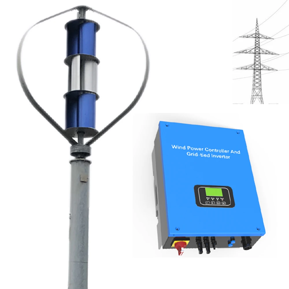 Grid Tie Wind Turbine 5KW 10KW On Grid Wind Generator System With 10 Years Warranty