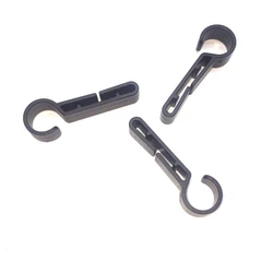 have stock High Quality Motorcycle Helmet Headlamp Clips Hardhat Hooks For Helmet Hard Hat Safety Black