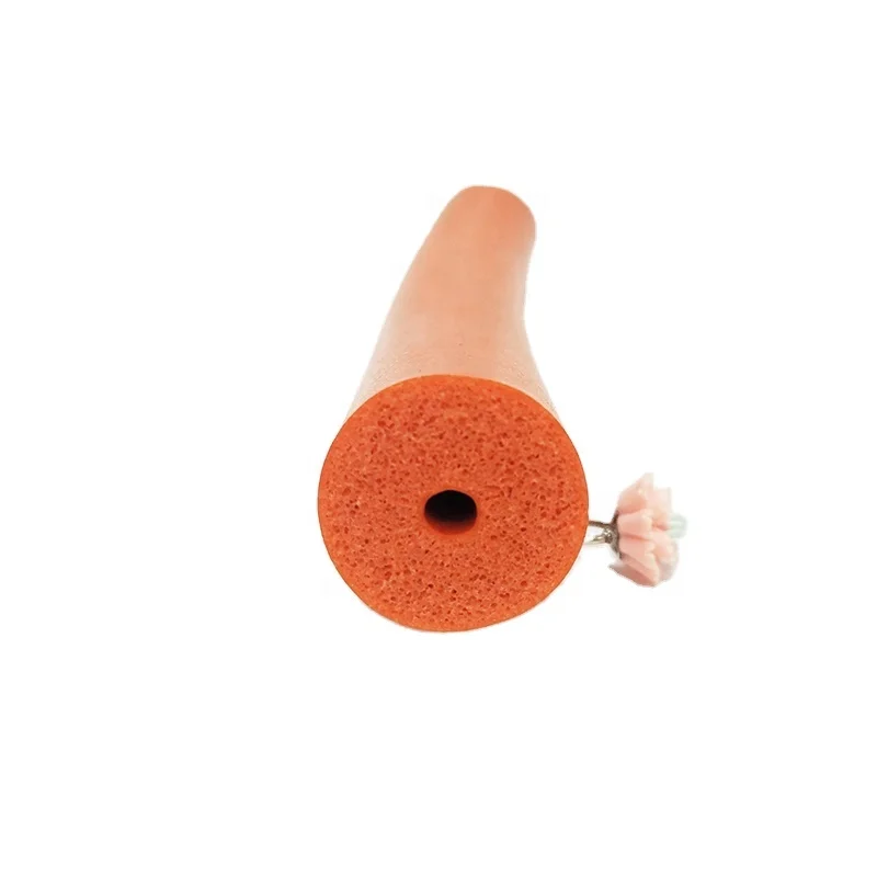 Custom high temperature resistant solid foam silicone rubber tube foam