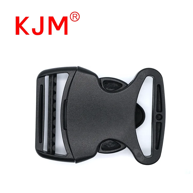 KJM 50mm Plastic Quick Side Release Belt Buckle Parts with Lock for Tactical Belt Backpack